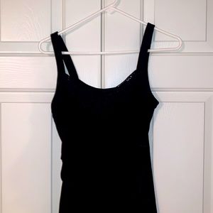 Black tank top